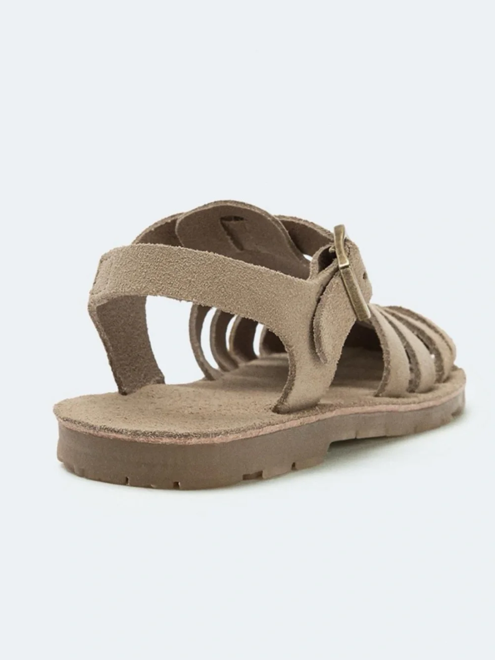 Zara Kids Unisex Leather Fishnan Sandals